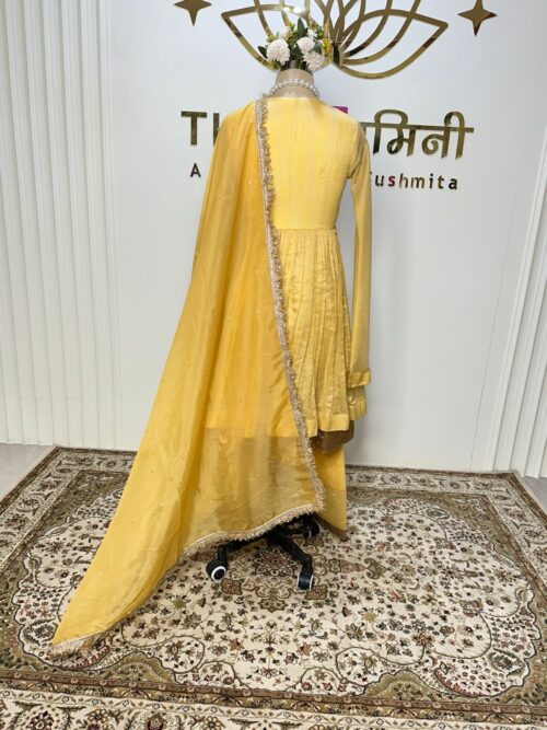 Yellow Chanderi Gota in Dhera - Image 2