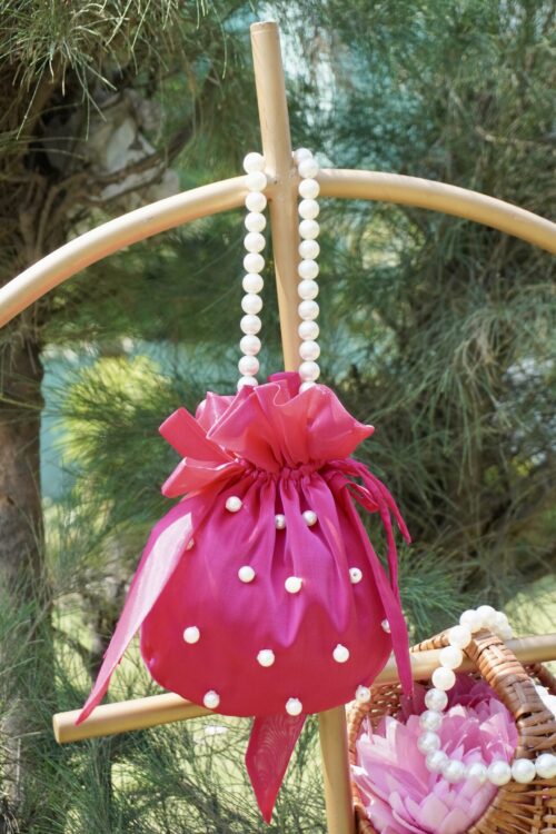 Swamini Blush Pearl Luxury Potli Bag - Image 7