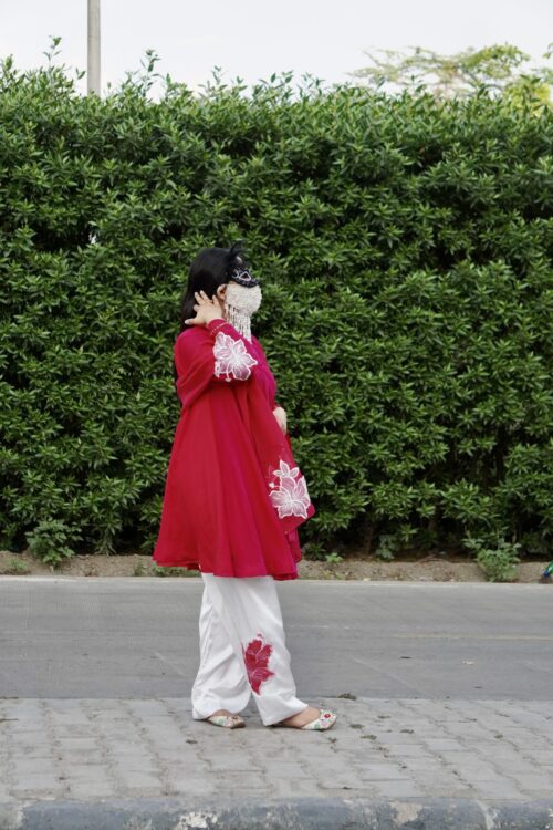 Hot Pink Suit TheSwamini Summer Collections - Image 4