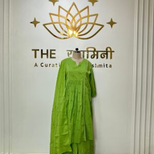 Elegant Chikankari Straight Suit Set with Plazo & Dupatta
