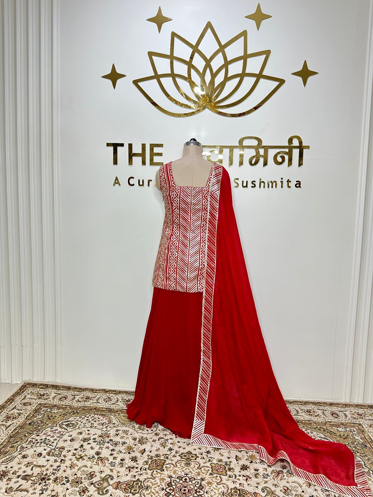 Sharara Red dress