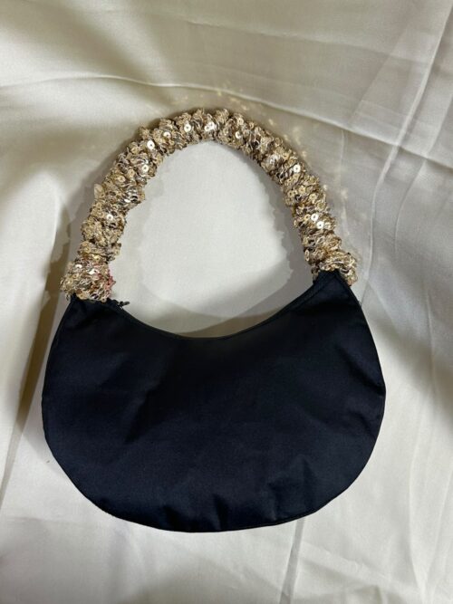 Black U Shape Potli Bag - Image 2