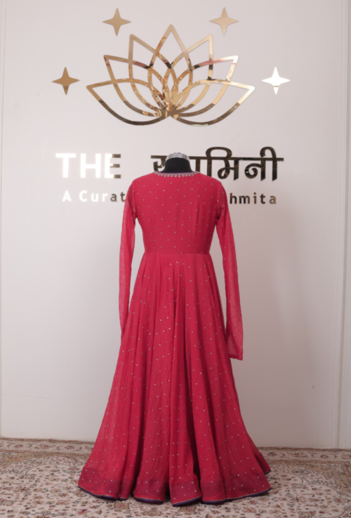 red-angrakha-anarkali-back-view-chanderi-fabric.jpg